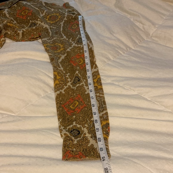 Talbots Metallic Paisley Cardigan M - Picture 5 of 9